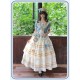 Twin Bears Antique Navy Bear Top Skirt Paneled OP and Sets(2nd Pre-Order/2 Colours/Full Payment Without Shipping)